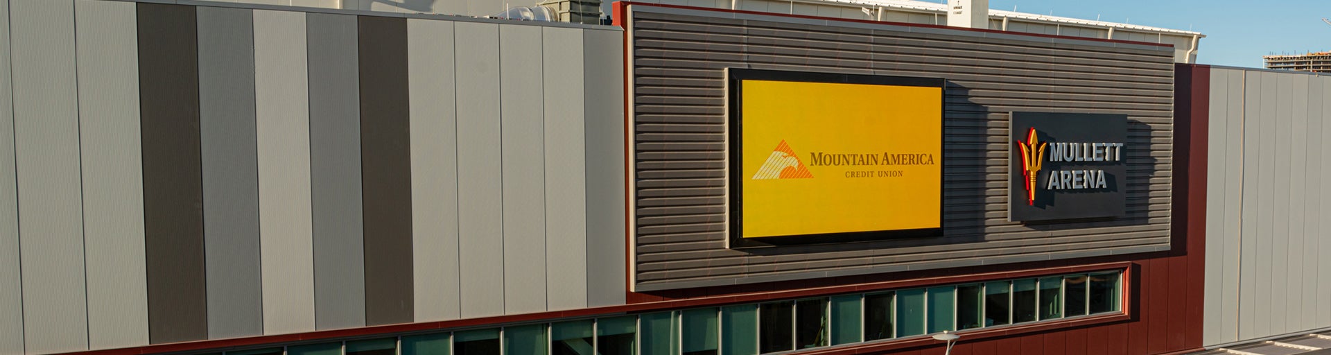 An exterior view of Mullet Arena