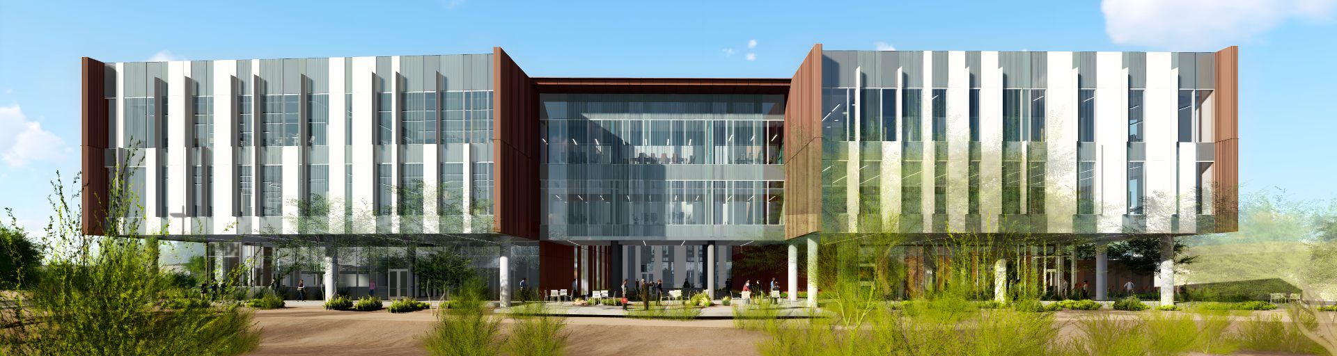 A rendering of Interdisciplinary Science and Technology 12 on ASU's Polytechnic campus.