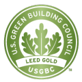 U.S. Green Building Council LEED Gold emblem