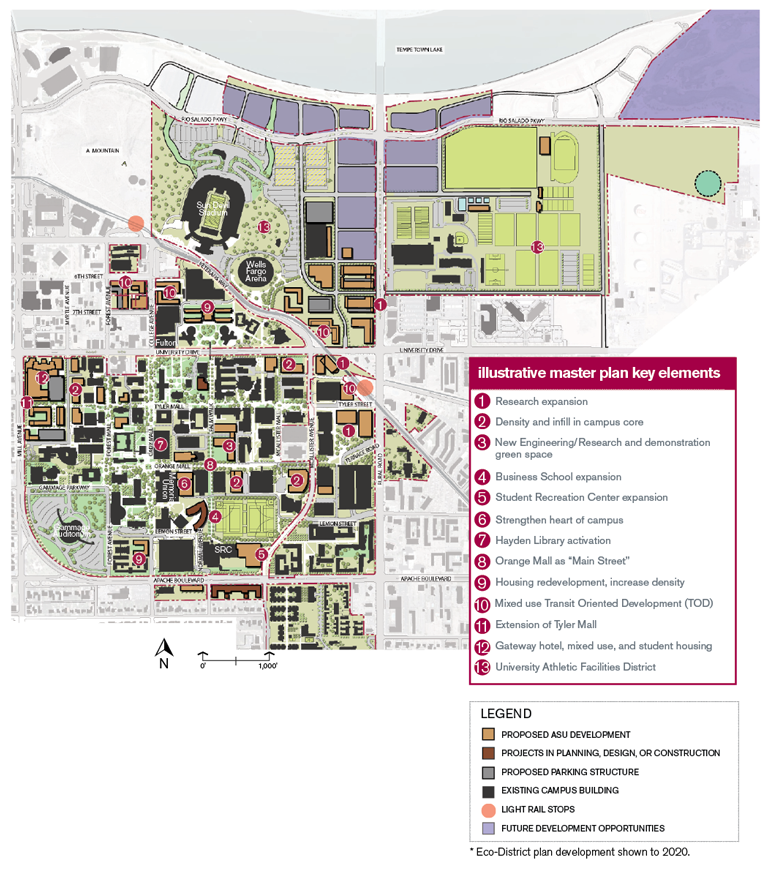 Asu Poly Campus Map Masterplan | Arizona State University